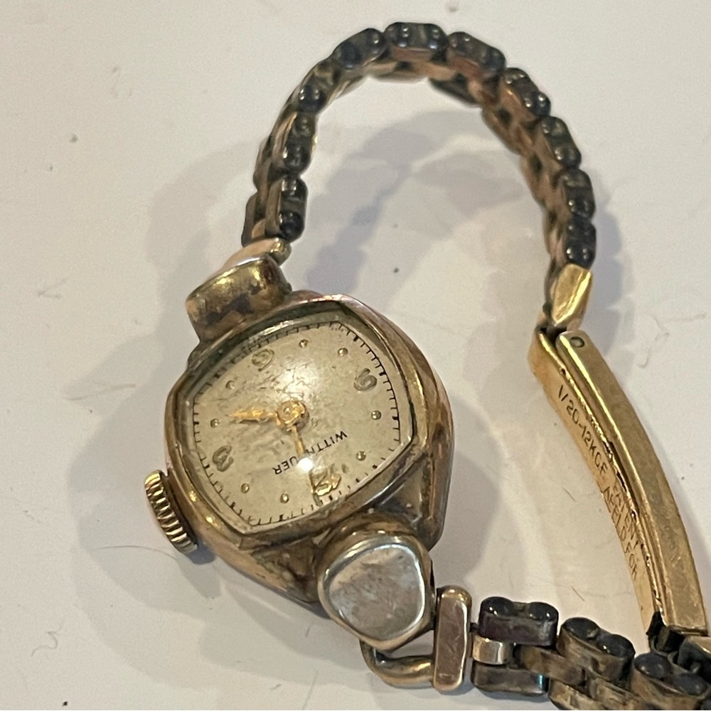 Vintage Wittnauer Longines 12k Gold Filled Women’s Watch For Repair For Parts - Picture 12 of 13